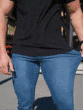 Mens Stretch Slim Fit Jeans For Muscle Fit