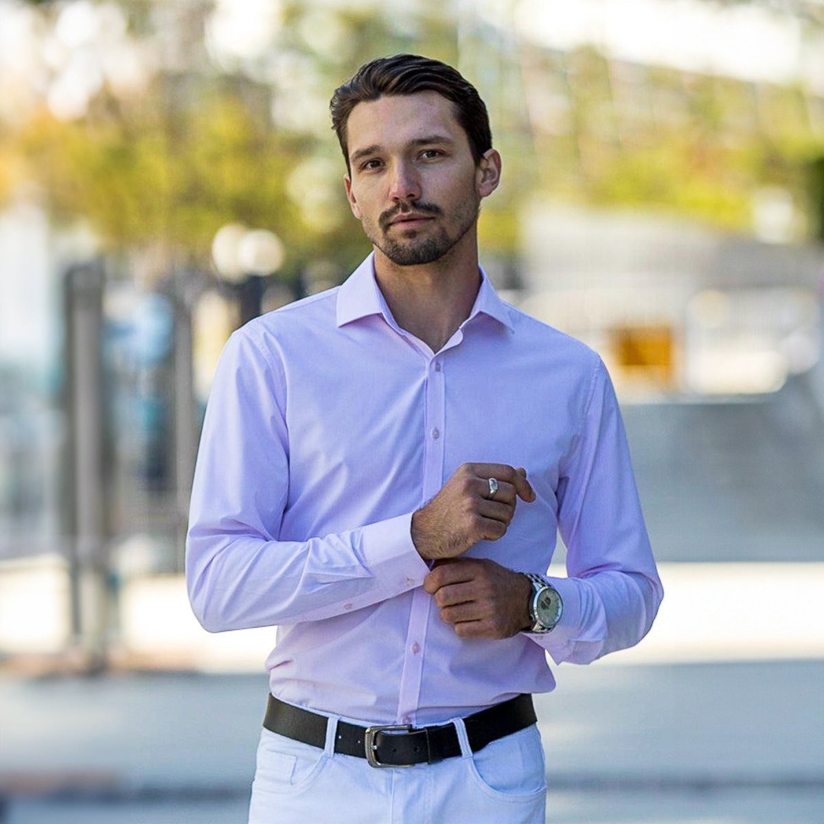 Performance Bamboo Dress Shirt - Pink Performance Bamboo Dress Shirt - Pink
