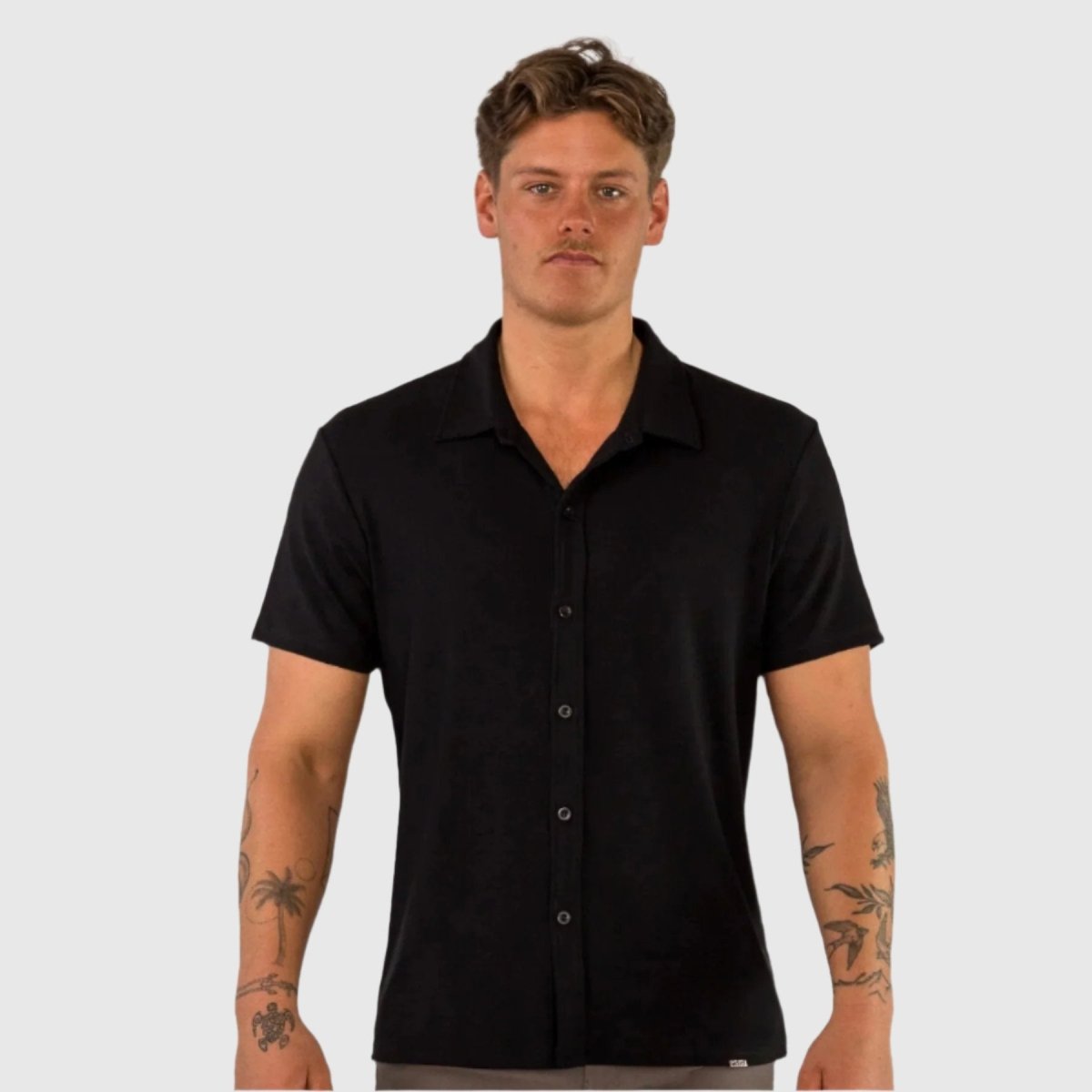 Best quality black muscle fit shirts australia