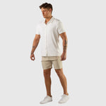Stylish Mens White Shirt Cream Chinos Outfit ideas summer 2025