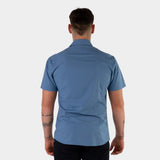 Return Sale - Mint Performance Short Sleeve Shirt - Sea Blue