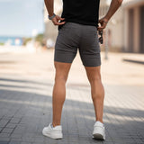 Pantaloncini chino ultra elasticizzati da 7" - Carbone