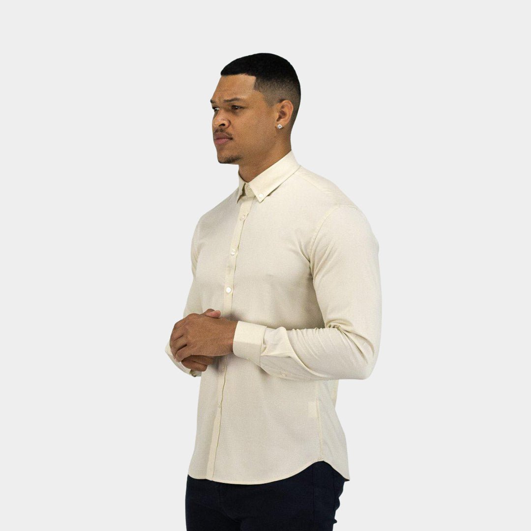 Cream polo button down Clearance