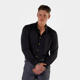 Chemise Performance Menthe - Noir et Or