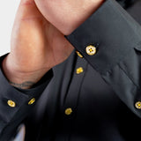 Chemise Performance Menthe - Noir et Or