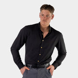Chemise Performance Menthe - Noir et Or