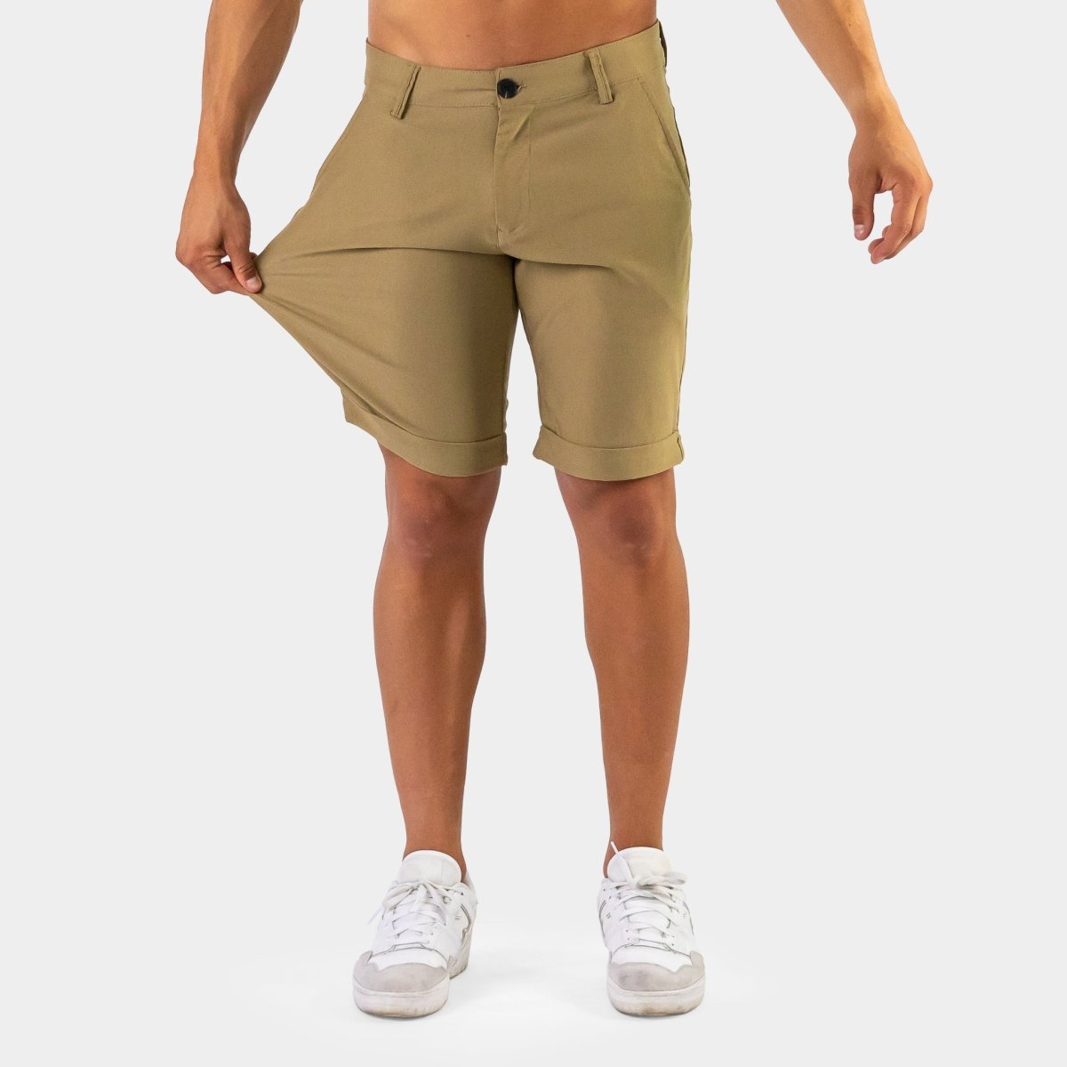 Ultra-Stretch Chino Shorts Khaki 9"