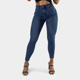 Impact High Waisted Skinny Jeans - Indigo