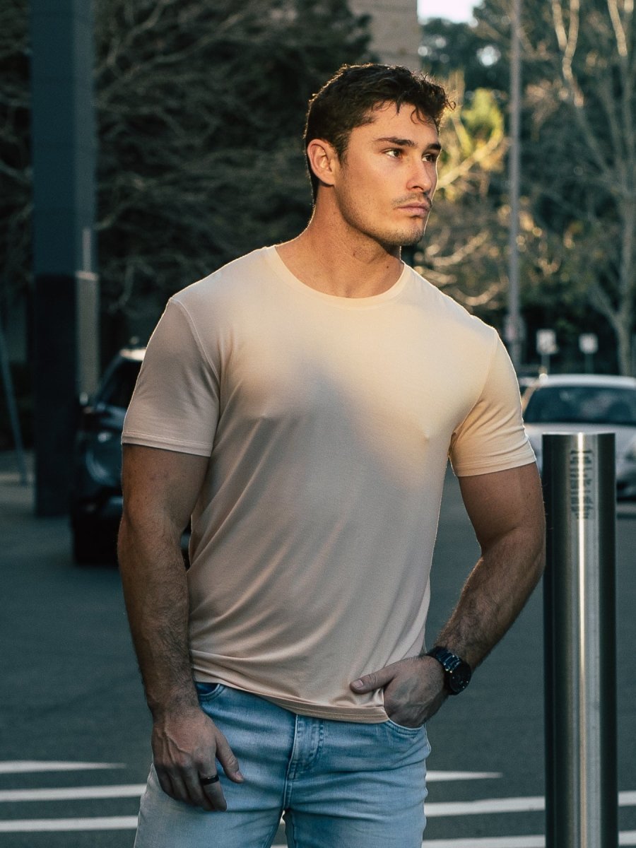 The Bamboo Essentials T-Shirt with Minimalist Style and workout comfort