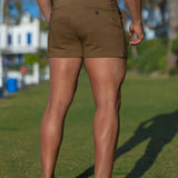 Ultra-Stretch 3" Chino Shorts - Mocha Brown