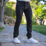 Ultra Stretch Straight Jeans - Ash