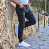 Ultra Stretch Straight Jeans - Ash