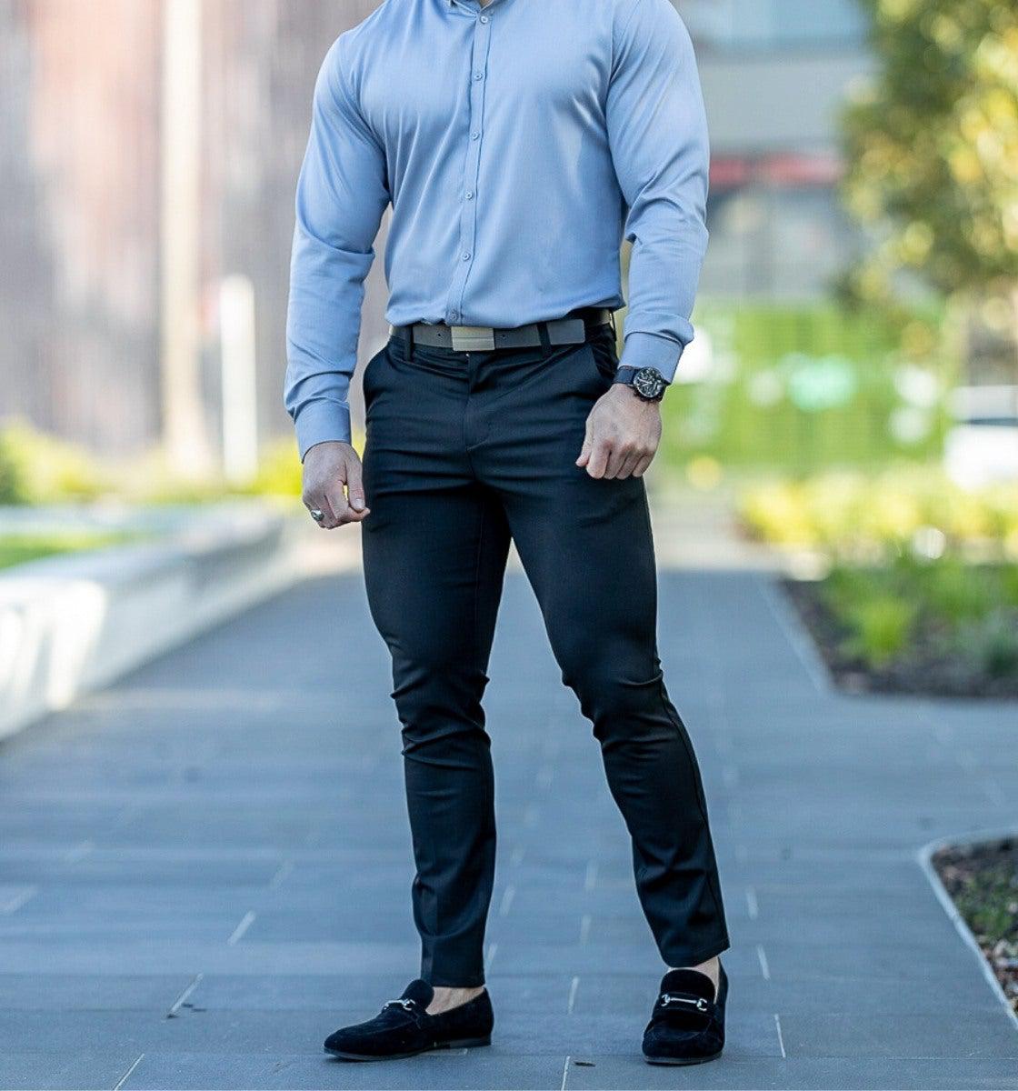 Muscle Fit Formal Pants For Bodybuilders and Large Legs