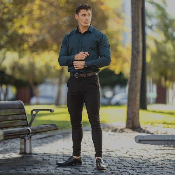 Best Stretch Mens Skinny Fit Trousers Australia Online Shop