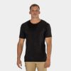 Shop Online Black Bamboo Slim Fit Mens T-Shirt Australia