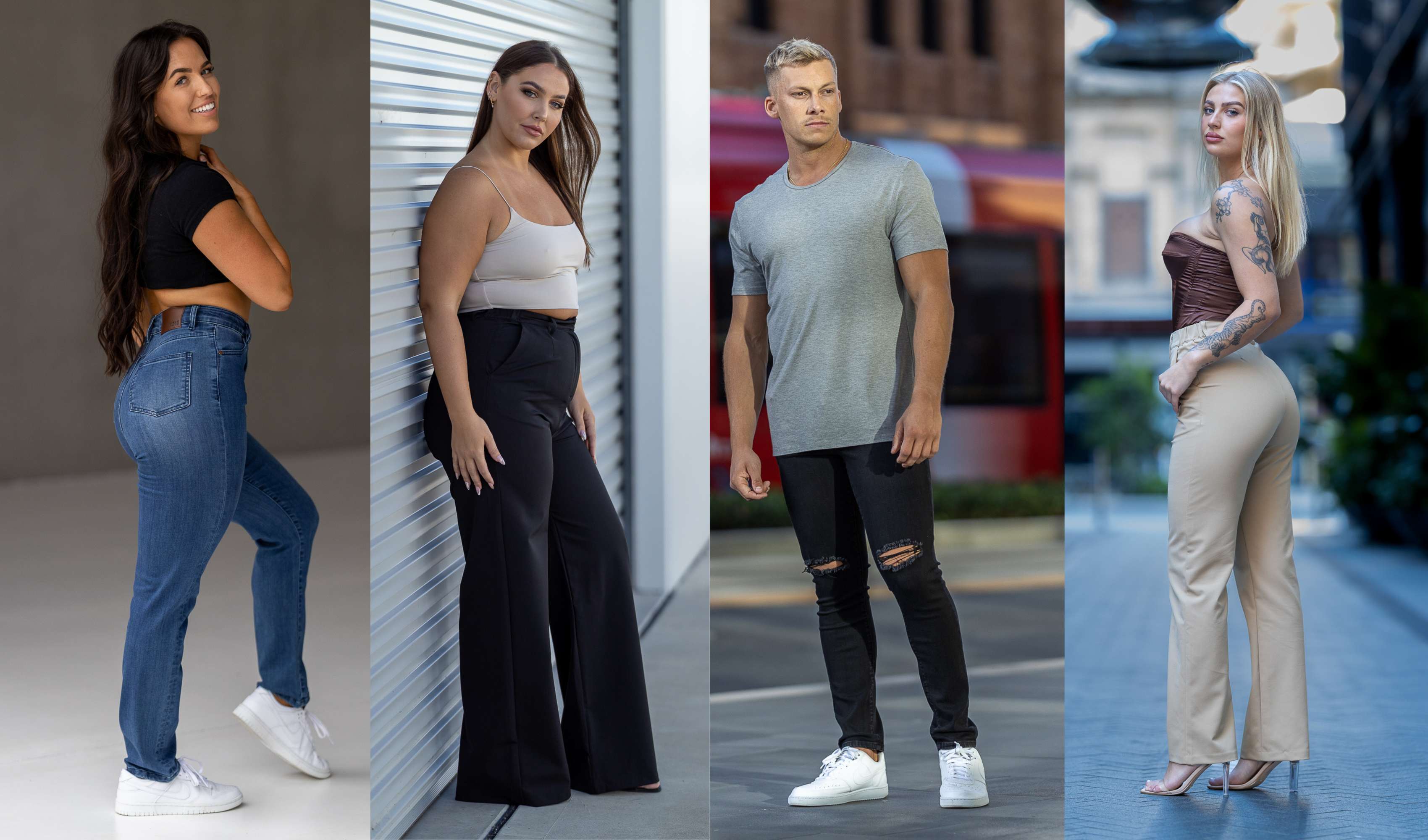 Womens Stretch Jeans | Womens Stretch Wide Leg Pants | Mens Stretch Jeans | Womens Stretch Comfortable Office Trousers