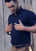 Navy Short Sleeve Muscle Fit Stretch Shirt