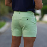 Seluar Pendek Chino 5" Ultra-Regang - Pudina
