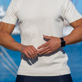 Deluxe Rayon Knit T-Shirt - Stone