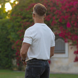 Deluxe Stretch V-Neck T-Shirt - White