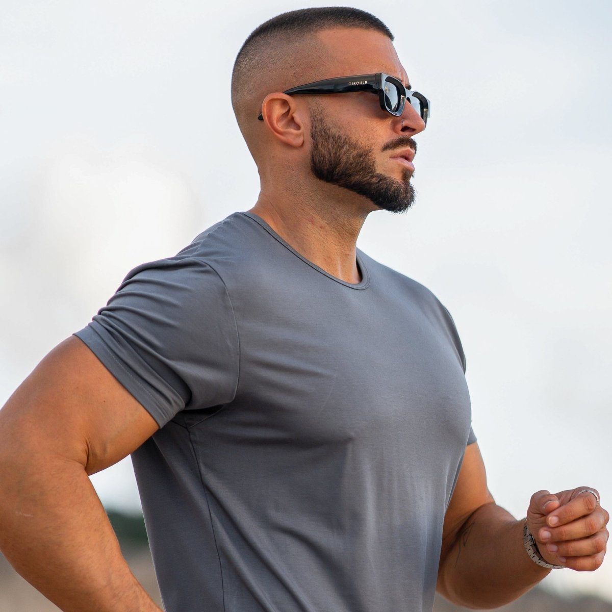 Grey Workout Bamboo T-Shirt