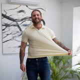 Stretch Knit Polo - Butter Yellow