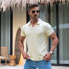 Butter Yellow Lemon Polo Shirt open collar modern slim fit stylish