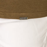 Stretch Knit Short Sleeve Shirt - Taupe