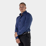 Rückverkauf - Mint Performance Shirt - Marineblau und Silber 