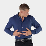 Rückverkauf - Mint Performance Shirt - Marineblau und Silber 