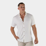 Return Sale - Performance Linen Short Sleeve Shirt - White