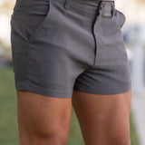 Ultra-Stretch 3" Chino Shorts - Charcoal