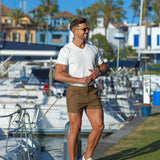 Ultra-Stretch 3" Chino Shorts - Mocha Brown