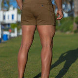 Ultra-Stretch 3" Chino Shorts - Mocha Brown