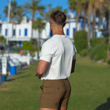 Ultra-Stretch 3" Chino Shorts - Mocha Brown