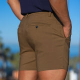 Ultra-Stretch 5" Chino Shorts - Mocha Brown