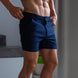Navy Fitted Short Chino Shorts