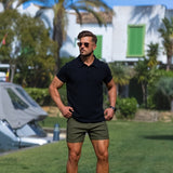 Ultra-Stretch 5" Chino Shorts - Olive