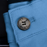 Ultra-Stretch 5" Chino-Shorts - Himmelblau