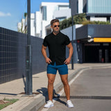 Ultra-Stretch 5" Chino Shorts - Teal