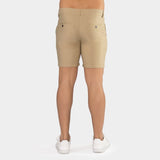 Ultra-Stretch 7" Chino Shorts - Beige
