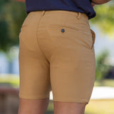 Ultra-Stretch 7" Chino Shorts - Beige