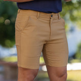 Ultra-Stretch 7" Chino Shorts - Beige