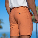 Ultra-Stretch 7" Chino Shorts - Coral
