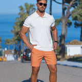 Ultra-Stretch 7" Chino Shorts - Coral