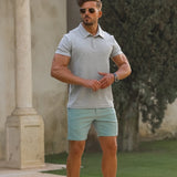 Ultra-Stretch 7" Chino Shorts - Green