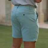 Ultra-Stretch 7" Chino Shorts - Green