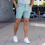 Ultra-Stretch 7" Chino Shorts - Green