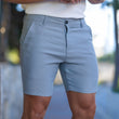 Mens Slim Fit Chino Shorts in Grey | Kojo Fit