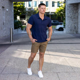 Ultra-Stretch 7" Chino Shorts - Mocha Brown